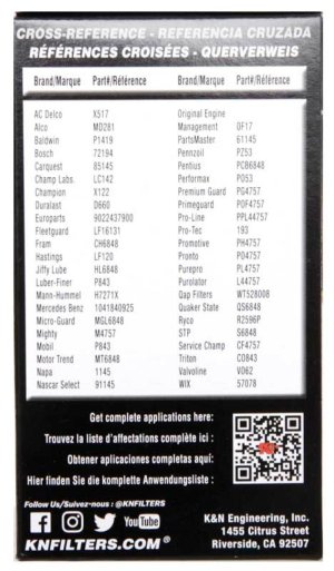 Mercedes-Benz G550 Oil Filter - K&N Engineering - 2014